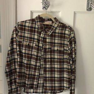 Flannel (cropped). Size M. Dani Collection